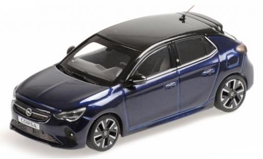 Opel Corsa 1/43 Minichamps E metallise bleue/metallise noire 2019 miniature