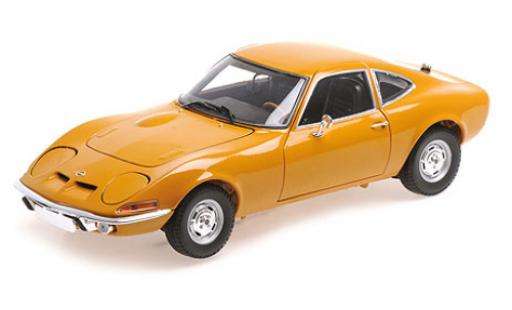 Miniature Opel GT 1/18 Minichamps jaune 1970 Opel GT 1/18 Minichamps jaune 1970 miniature