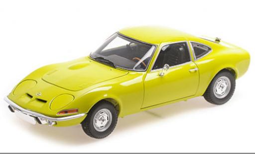 Miniature Opel GT 1/18 Minichamps jaune 1970 Opel GT 1/18 Minichamps jaune 1970 miniature