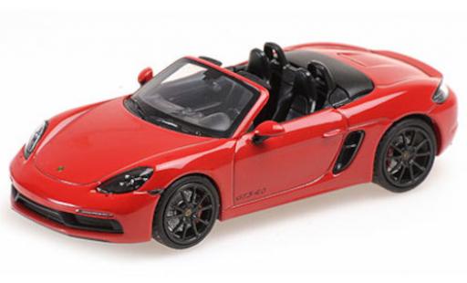 Miniature Porsche Boxster 1/43 Minichamps 718 GTS (982) rouge 2020 Porsche Boxster 1/43 Minichamps 718 GTS (982) rouge 2020 miniature