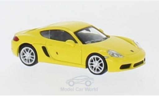 Miniature Porsche Cayman 1/87 Minichamps 718 jaune 2016 Porsche Cayman 1/87 Minichamps 718 jaune 2016 miniature