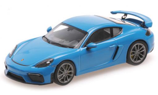 Miniature Porsche Cayman GT4 1/43 Minichamps 718 GT4 (982) bleue 2020 Porsche Cayman GT4 1/43 Minichamps 718 GT4 (982) bleue 2020 miniature