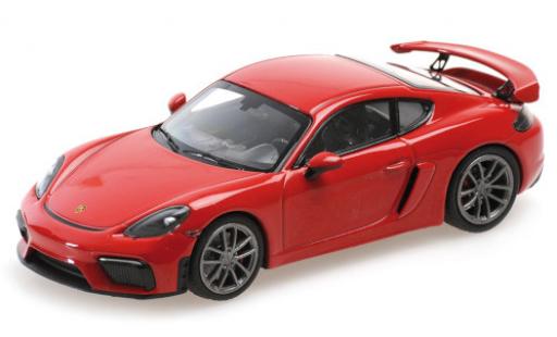 Miniature Porsche Cayman GT4 1/43 Minichamps 718 GT4 (982) rouge 2020 Porsche Cayman GT4 1/43 Minichamps 718 GT4 (982) rouge 2020 miniature