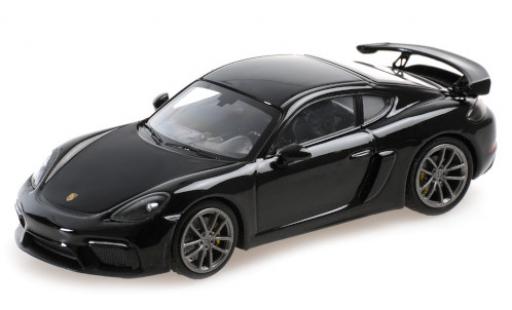 Miniature Porsche Cayman GT4 1/43 Minichamps 718 GT4 (982) noire 2020 Porsche Cayman GT4 1/43 Minichamps 718 GT4 (982) noire 2020 miniature