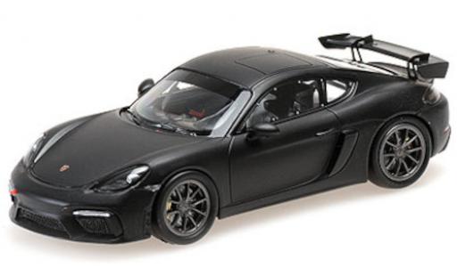 Miniature Porsche Cayman GT4 Clubsport 1/43 Minichamps 718 GT4 Clubsport matt-noire 2020 Plain Body Porsche Cayman GT4 Clubsport 1/43 Minichamps 718 GT4 Clubsport matt-noire 2020 Plain Body miniature