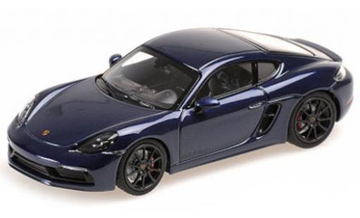 Miniature Porsche Cayman GTS 1/43 Minichamps 718 GTS (982) metallise bleue 2020 Porsche Cayman GTS 1/43 Minichamps 718 GTS (982) metallise bleue 2020 miniature