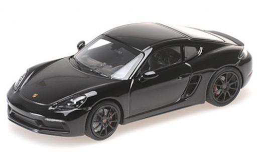 Miniature Porsche Cayman GTS 1/43 Minichamps 718 GTS (982) noire 2020 Porsche Cayman GTS 1/43 Minichamps 718 GTS (982) noire 2020 miniature