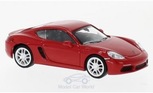 Miniature Porsche Cayman 1/87 Minichamps 718 rouge 2016 Porsche Cayman 1/87 Minichamps 718 rouge 2016 miniature