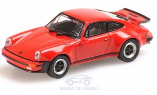 Miniature Porsche 930 Turbo 1/87 Minichamps 911 () Turbo rouge 1977 Porsche 930 Turbo 1/87 Minichamps 911 () Turbo rouge 1977 miniature