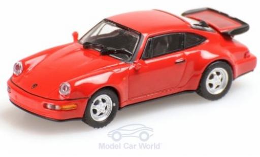 Miniature Porsche 964 Turbo 1/87 Minichamps 911 () Turbo rouge 1990 Porsche 964 Turbo 1/87 Minichamps 911 () Turbo rouge 1990 miniature