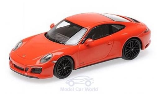 Miniature Porsche 991 GTS 1/43 Minichamps 911 (.2) Carrera 4 GTS orange 2017 Porsche 991 GTS 1/43 Minichamps 911 (.2) Carrera 4 GTS orange 2017 miniature