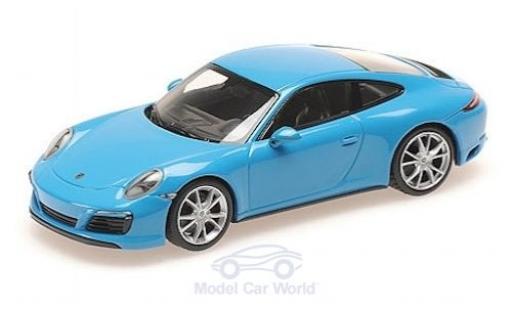 Porsche 991 4S 1/43 Minichamps 911 (.2) Carrera 4S bleue 2016 miniature