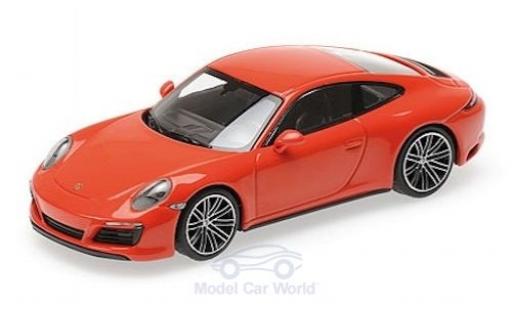 Miniature Porsche 991 4S 1/43 Minichamps 911 (.2) Carrera 4S orange 2016 Porsche 991 4S 1/43 Minichamps 911 (.2) Carrera 4S orange 2016 miniature
