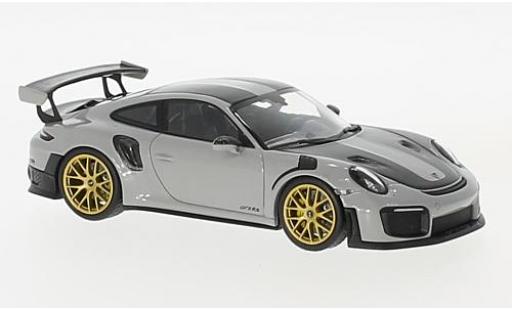 Miniature Porsche 991 GT2 RS 1/43 Minichamps 911 (.2) GT2RS grise/carbon 2018 Weissachpaket Porsche 991 GT2 RS 1/43 Minichamps 911 (.2) GT2RS grise/carbon 2018 Weissachpaket miniature