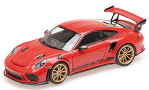 Miniature Porsche 992 GT3 R 1/18 Minichamps 911 (991.2) GT3 RS rouge 2019 mit goldenen Felgen Porsche 992 GT3 R 1/18 Minichamps 911 (991.2) GT3 RS rouge 2019 mit goldenen Felgen miniature