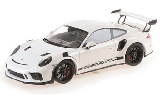Miniature Porsche 992 GT3 R 1/18 Minichamps 911 (991.2) GT3 RS blanche 2019 mit noireen Felgen Porsche 992 GT3 R 1/18 Minichamps 911 (991.2) GT3 RS blanche 2019 mit noireen Felgen miniature