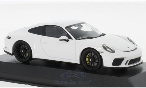 Miniature Porsche 991 GT3 1/43 Minichamps 911 (.2) GT3 Touring blanche 2018 Porsche 991 GT3 1/43 Minichamps 911 (.2) GT3 Touring blanche 2018 miniature