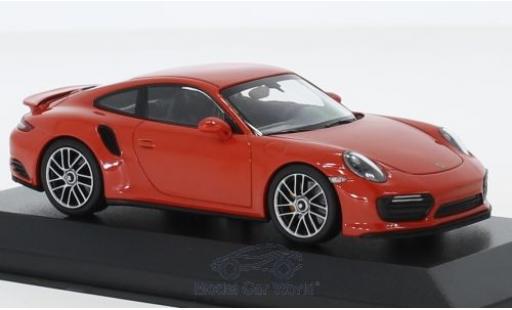 Miniature Porsche 991 Turbo S 1/43 Minichamps 911 (.2) Turbo S orange 2017 Porsche 991 Turbo S 1/43 Minichamps 911 (.2) Turbo S orange 2017 miniature