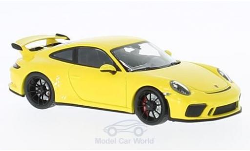 Miniature Porsche 991 GT3 1/43 Minichamps 911 () GT3 jaune 2016 Porsche 991 GT3 1/43 Minichamps 911 () GT3 jaune 2016 miniature