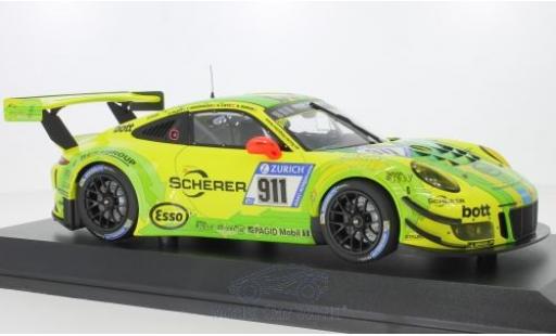 Miniature Porsche 991 GT3 R 1/18 Minichamps 911 () GT3 R No.911 Manthey Racing 24h Nürburgring 2017 R.Dumas/F.Makowiecki/P.Pilet/R.Lietz Porsche 991 GT3 R 1/18 Minichamps 911 () GT3 R No.911 Manthey Racing 24h Nürburgring 2017 R.Dumas/F.Makowiecki/P.Pilet/R.Lietz miniature