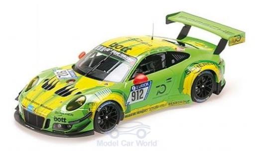 Miniature Porsche 991 GT3 R 1/18 Minichamps 911 () GT3 R No.912 Manthey Racing 24h Nürburgring 2018 R.Lietz/P.Pilet/F.Makowiecki/N.Tandy Porsche 991 GT3 R 1/18 Minichamps 911 () GT3 R No.912 Manthey Racing 24h Nürburgring 2018 R.Lietz/P.Pilet/F.Makowiecki/N.Tandy miniature