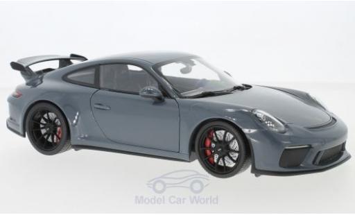 Miniature Porsche 991 GT3 1/18 Minichamps 911 ( II) GT3 metallise grise 2017 Porsche 991 GT3 1/18 Minichamps 911 ( II) GT3 metallise grise 2017 miniature