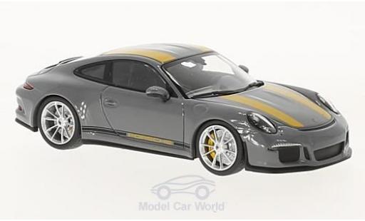 Miniature Porsche 991 R 1/43 Minichamps 911 () R grise/jaune 2016 Porsche 991 R 1/43 Minichamps 911 () R grise/jaune 2016 miniature
