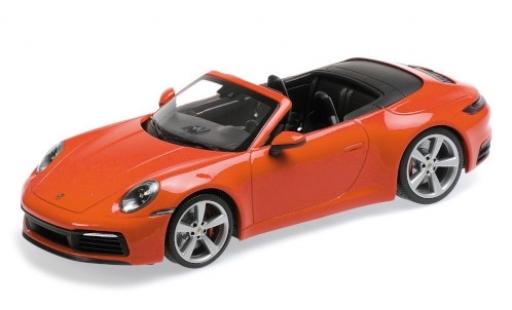 Miniature Porsche 992 4S 1/18 Minichamps 911 () Carrera 4S Cabriolet orange 2019 Porsche 992 4S 1/18 Minichamps 911 () Carrera 4S Cabriolet orange 2019 miniature