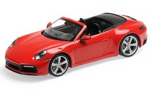 Miniature Porsche 992 4S 1/18 Minichamps 911 () Carrera 4S Cabriolet rouge 2019 Porsche 992 4S 1/18 Minichamps 911 () Carrera 4S Cabriolet rouge 2019 miniature