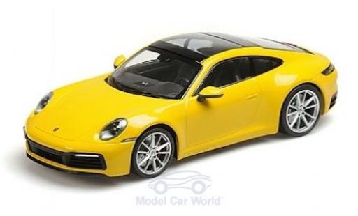 Miniature Porsche 992 4S 1/18 Minichamps 911 () Carrera 4S jaune 2019 Porsche 992 4S 1/18 Minichamps 911 () Carrera 4S jaune 2019 miniature