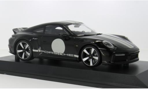 Porsche 992 1/18 Minichamps 911  Sport Classic noire 2022 1:18 miniature