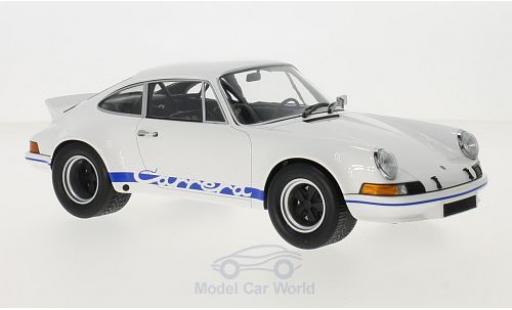 Miniature Porsche 911 SC 1/18 Minichamps Carrera RSR 2.7 blanche/bleue 1973 Porsche 911 SC 1/18 Minichamps Carrera RSR 2.7 blanche/bleue 1973 miniature