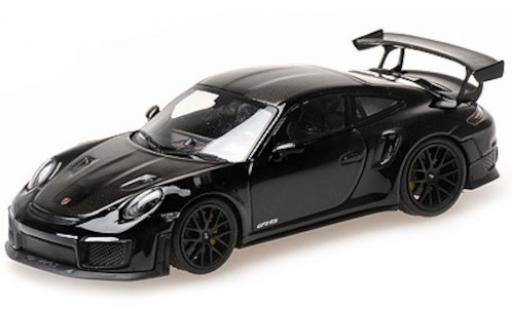 Miniature Porsche 991 GT2 RS 1/43 Minichamps 911 GT2 RS (.2) noire/carbon 2018 Weissachpaket avec noire jantes Porsche 991 GT2 RS 1/43 Minichamps 911 GT2 RS (.2) noire/carbon 2018 Weissachpaket avec noire jantes miniature