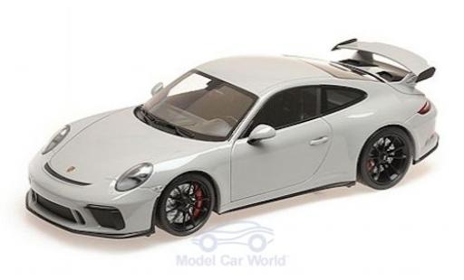 Miniature Porsche 991 GT3 1/18 Minichamps 911 GT3 grise 2017 Porsche 991 GT3 1/18 Minichamps 911 GT3 grise 2017 miniature