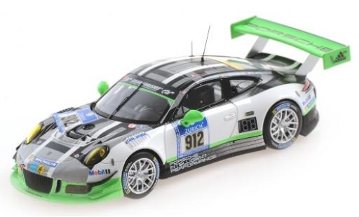 Miniature Porsche 991 GT3 R 1/43 Minichamps 911 GT3 R () No.12 24h Nürburgring 2016 R.Lietz/J.Bergmeister/M.Christensen/F.Makowiecki Porsche 991 GT3 R 1/43 Minichamps 911 GT3 R () No.12 24h Nürburgring 2016 R.Lietz/J.Bergmeister/M.Christensen/F.Makowiecki miniature
