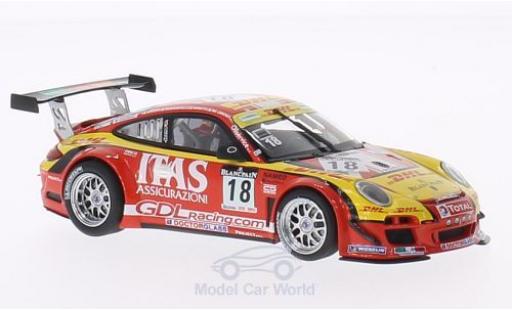 Miniature Porsche 991 GT3 R 1/43 Minichamps 911 GT3 R No.18 De Lorenzi Racing 24h Spa 2011 Porsche 991 GT3 R 1/43 Minichamps 911 GT3 R No.18 De Lorenzi Racing 24h Spa 2011 miniature