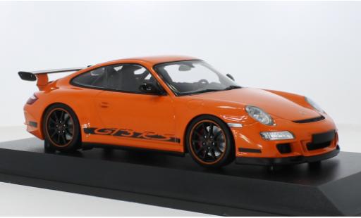 Miniature Porsche 997 GT3 RS 1/18 Minichamps 911 orange 2007 1:18 Porsche 997 GT3 RS 1/18 Minichamps 911 orange 2007 1:18 miniature