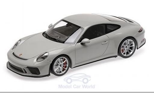 Miniature Porsche 991 GT3 1/18 Minichamps 911 GT3 Touring ( II) grise 2018 Porsche 991 GT3 1/18 Minichamps 911 GT3 Touring ( II) grise 2018 miniature