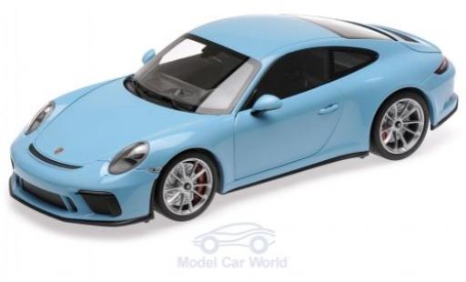Miniature Porsche 991 GT3 1/18 Minichamps 911 GT3 Touring bleue 2018 Porsche 991 GT3 1/18 Minichamps 911 GT3 Touring bleue 2018 miniature