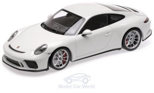 Miniature Porsche 991 GT3 1/18 Minichamps 911 GT3 Touring blanche 2018 Porsche 991 GT3 1/18 Minichamps 911 GT3 Touring blanche 2018 miniature