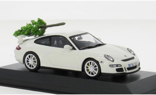Miniature Porsche 997 GT3 1/43 Minichamps 911 blanche 2006 1:43 Porsche 997 GT3 1/43 Minichamps 911 blanche 2006 1:43 miniature