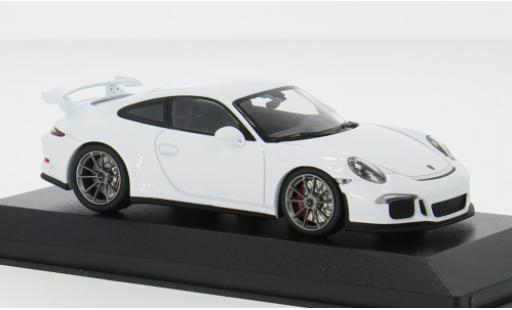 Miniature Porsche 991 GT3 1/43 Minichamps 911 blanche 2012 1:43 Porsche 991 GT3 1/43 Minichamps 911 blanche 2012 1:43 miniature