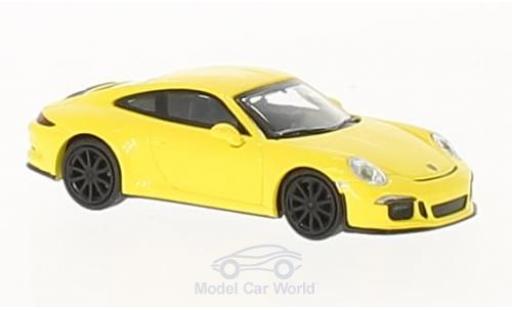 Miniature Porsche 991 R 1/87 Minichamps 911 R jaune 2016 mit noireen Felgen Porsche 991 R 1/87 Minichamps 911 R jaune 2016 mit noireen Felgen miniature