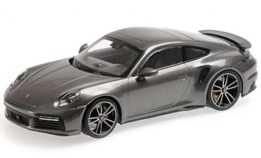 Miniature Porsche 992 Turbo s 1/18 Minichamps 911 Turbo S () metallise grise 2020 Porsche 992 Turbo s 1/18 Minichamps 911 Turbo S () metallise grise 2020 miniature