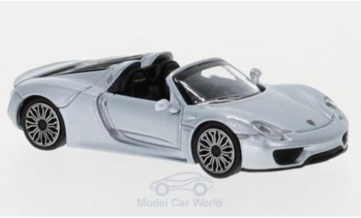 Miniature Porsche 918 1/87 Minichamps Spyder grise 2015 Porsche 918 1/87 Minichamps Spyder grise 2015 miniature