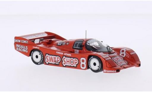 Miniature Porsche 962 1985 1/43 Minichamps IMSA No.8 Ingalls Racing Swap Shop IMSA 12h Sebring 1985 A.J.Foyt/B.Wollek Porsche 962 1985 1/43 Minichamps IMSA No.8 Ingalls Racing Swap Shop IMSA 12h Sebring 1985 A.J.Foyt/B.Wollek miniature