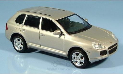Porsche Cayenne Turbo 1/43 Minichamps Turbo metallise beige 2002 miniature