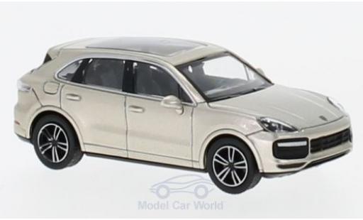 Miniature Porsche Cayenne Turbo 1/87 Minichamps Turbo metallise beige 2017 Porsche Cayenne Turbo 1/87 Minichamps Turbo metallise beige 2017 miniature