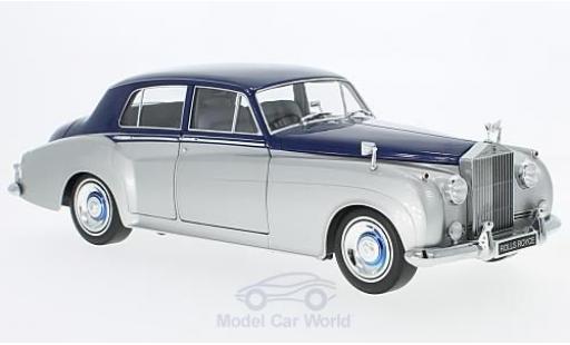 Miniature Rolls Royce Silver Cloud 1/18 Minichamps II grise/bleue RHD 1960 Rolls Royce Silver Cloud 1/18 Minichamps II grise/bleue RHD 1960 miniature
