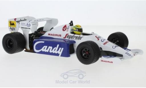 Miniature Toleman HART 1/18 Minichamps Hart TG184 No.19 Candy Formel 1 GP Monaco 1984 A.Senna Toleman HART 1/18 Minichamps Hart TG184 No.19 Candy Formel 1 GP Monaco 1984 A.Senna miniature